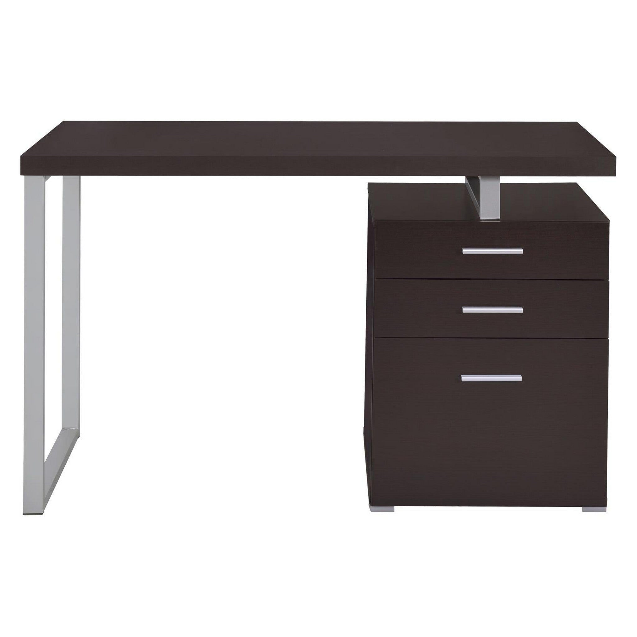 Brennan 3-drawer Office Desk Cappuccino 800519