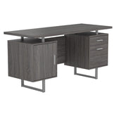 Lawtey Floating Top Office Desk Weathered Grey 800521