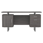 Lawtey Floating Top Office Desk Weathered Grey 800521