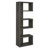 Joey 5-tier Bookcase Weathered Grey 800552