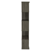 Joey 5-tier Bookcase Weathered Grey 800552