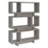 Reid 3-tier Geometric Bookcase Weathered Grey 800554