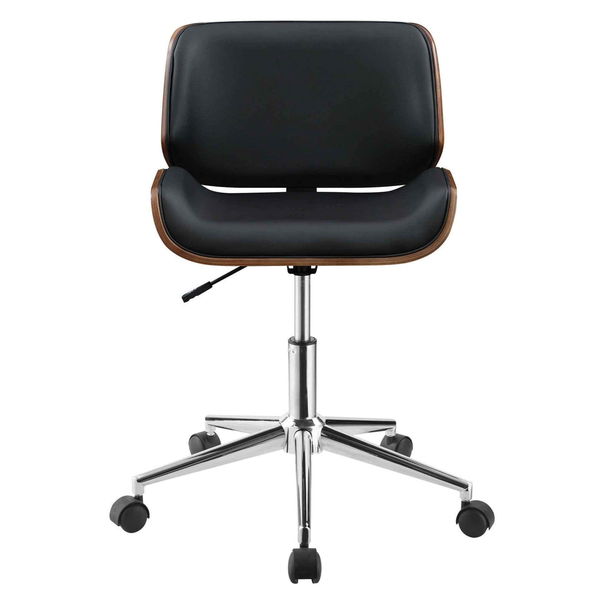 Addington Adjustable Height Office Chair Black and Chrome 800612