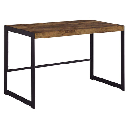 Estrella Writing Desk Antique Nutmeg and Gunmetal 800655