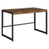 Estrella Writing Desk Antique Nutmeg and Gunmetal 800655