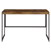 Estrella Writing Desk Antique Nutmeg and Gunmetal 800655