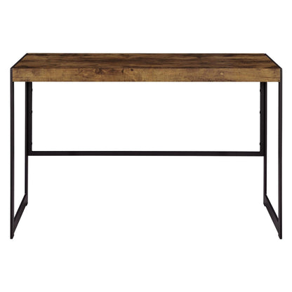 Estrella Writing Desk Antique Nutmeg and Gunmetal 800655