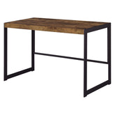 Estrella Writing Desk Antique Nutmeg and Gunmetal 800655