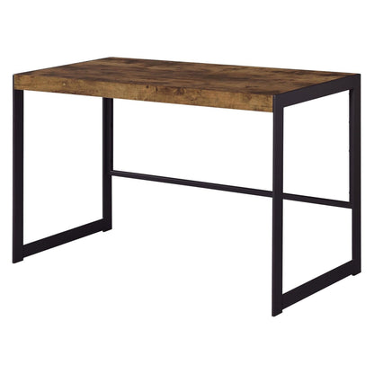 Estrella Writing Desk Antique Nutmeg and Gunmetal 800655