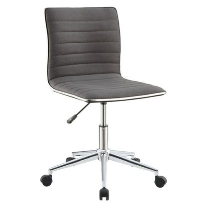 Chryses Adjustable Height Office Chair Grey and Chrome 800727