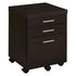 Skylar 3-drawer Mobile File Cabinet Cappuccino 800894