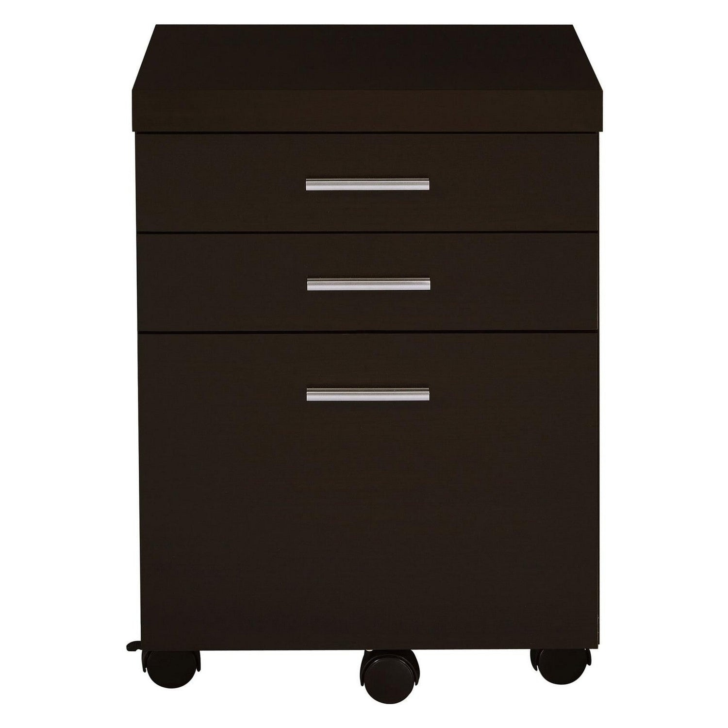 Skylar 3-drawer Mobile File Cabinet Cappuccino 800894