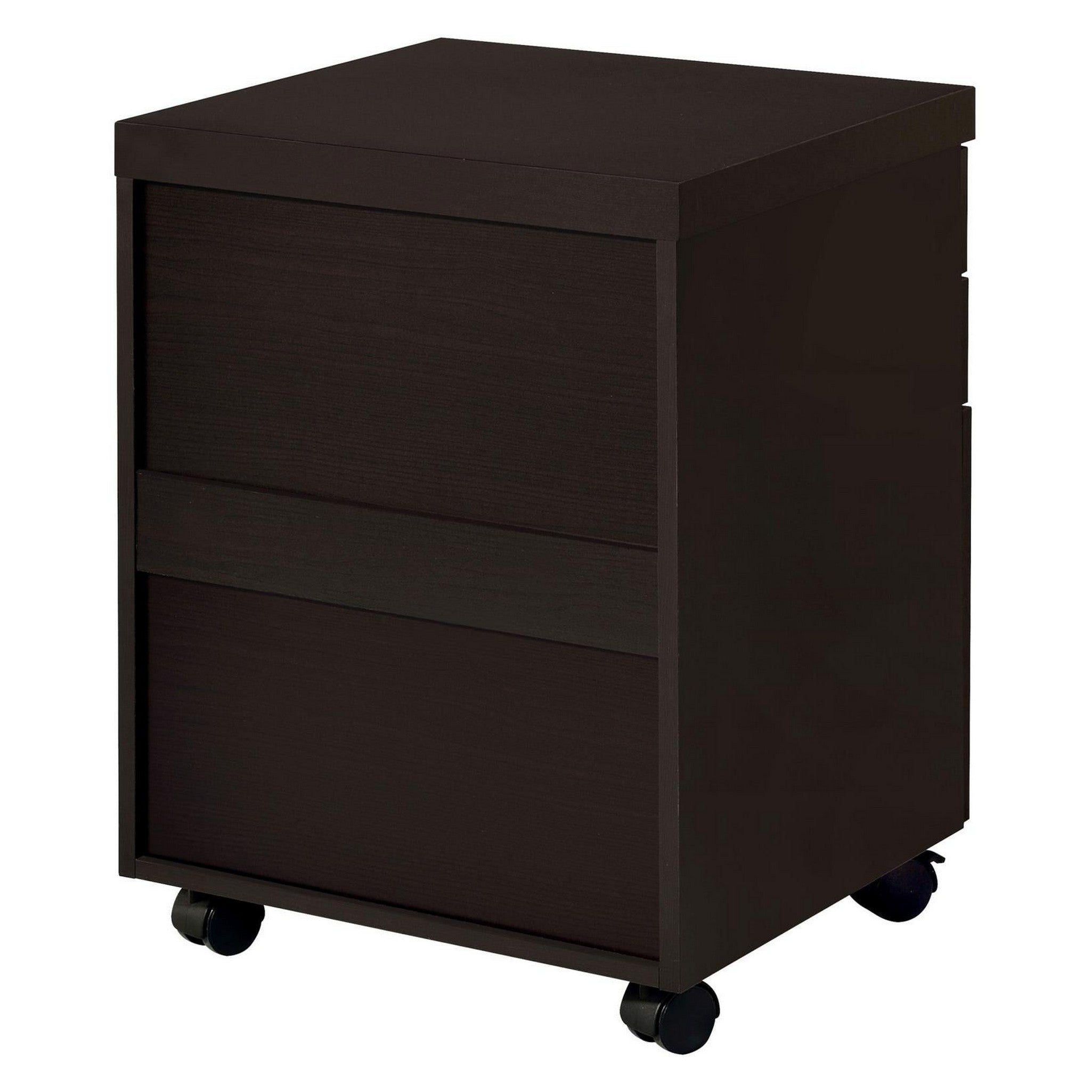 Skylar 3-drawer Mobile File Cabinet Cappuccino 800894