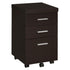 Skeena 3-drawer Mobile Storage Cabinet Cappuccino 800903