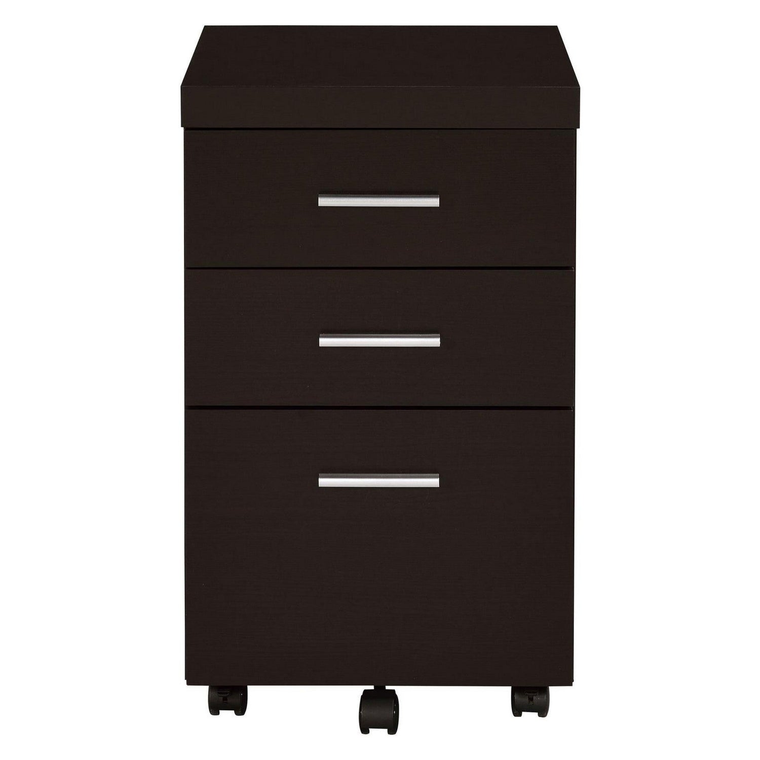 Skeena 3-drawer Mobile Storage Cabinet Cappuccino 800903