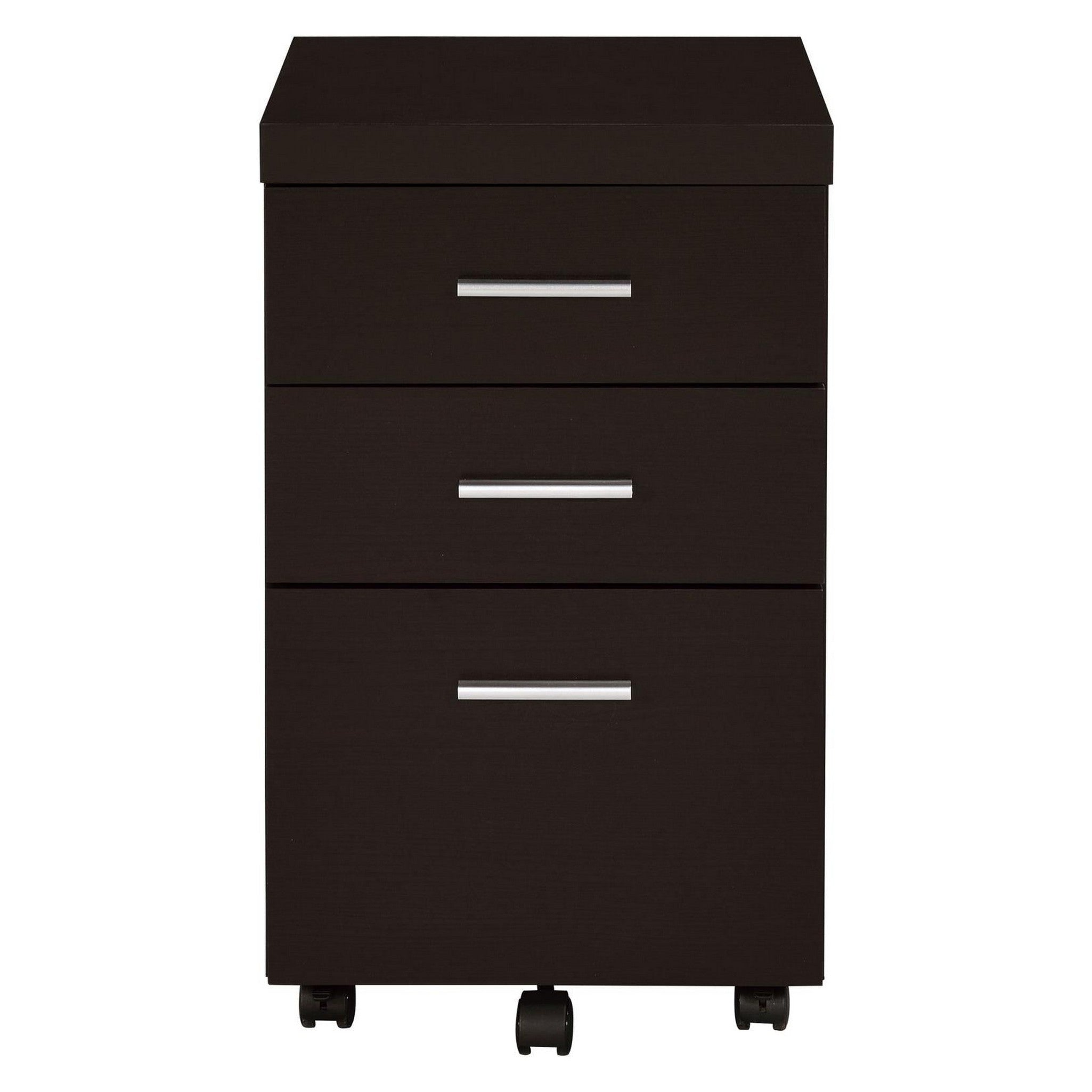 Skeena 3-drawer Mobile Storage Cabinet Cappuccino 800903