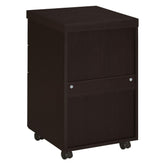 Skeena 3-drawer Mobile Storage Cabinet Cappuccino 800903