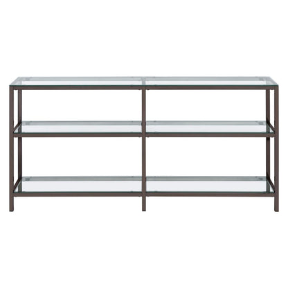 Kate 2-tier Bookcase Black Nickel 801018