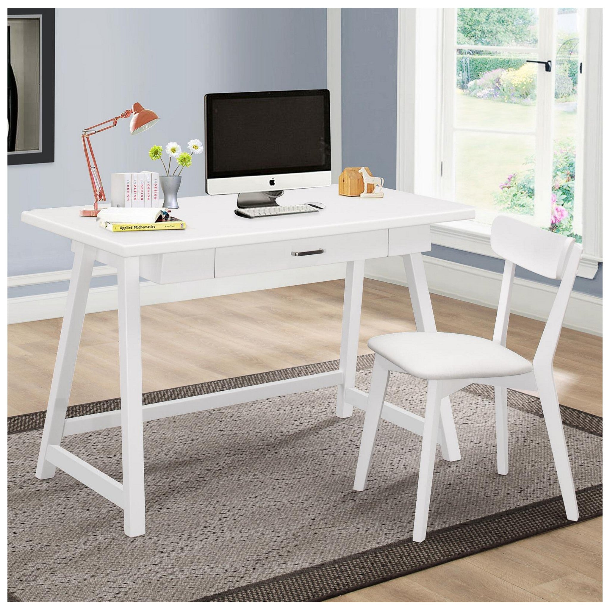 Coaster writing deals desk white