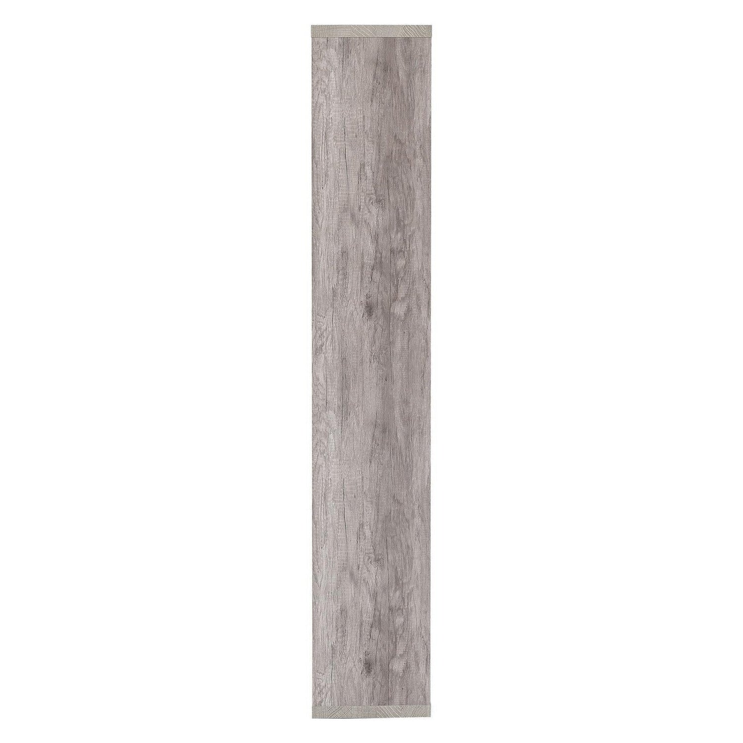 Theo 10-shelf Bookcase Grey Driftwood 801137