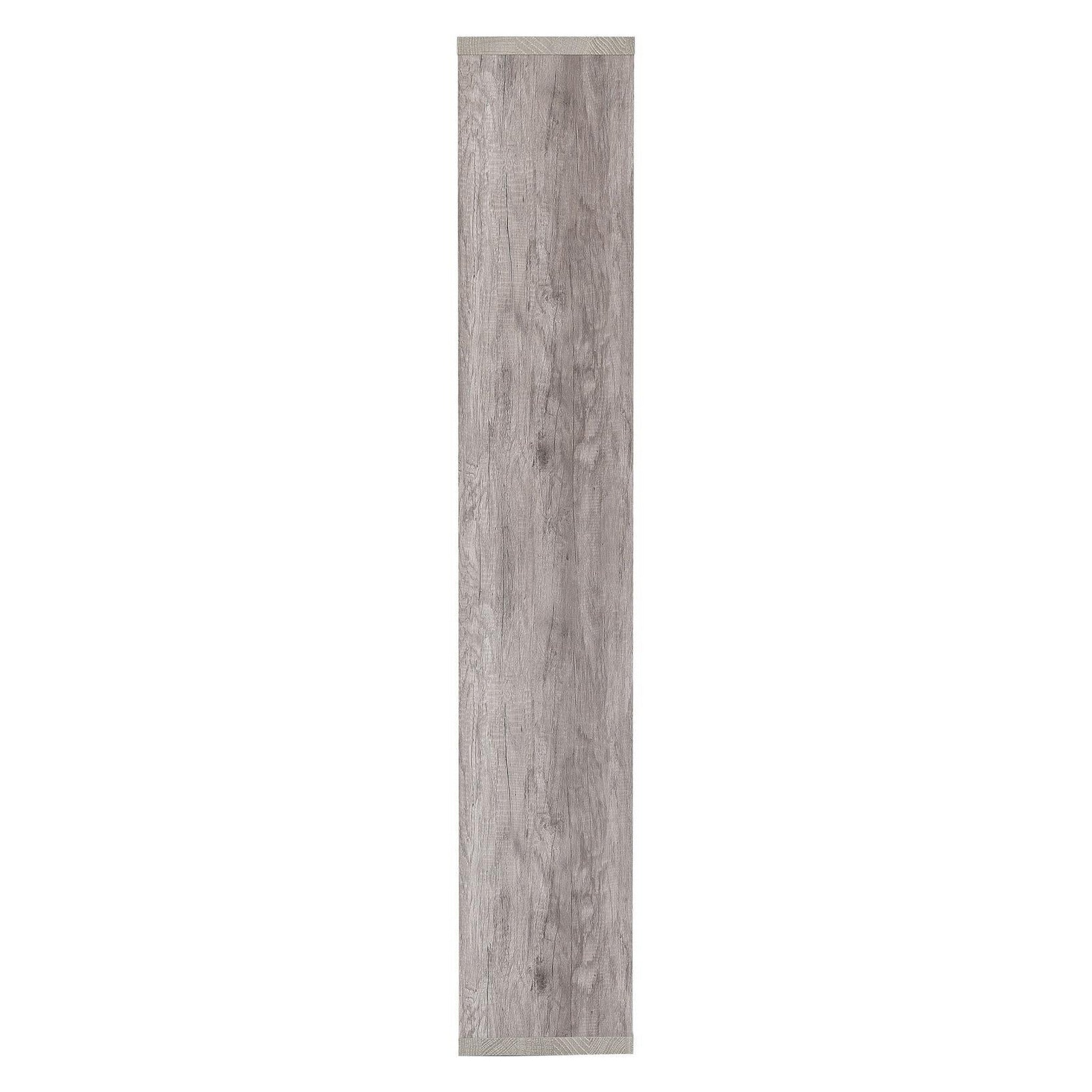 Theo 10-shelf Bookcase Grey Driftwood 801137