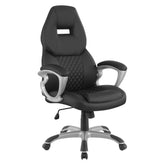 Bruce Adjustable Height Office Chair Black and Silver 801296