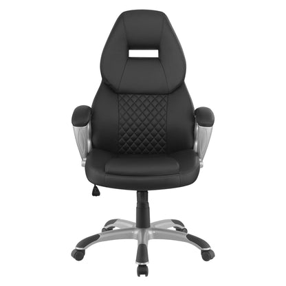 Bruce Adjustable Height Office Chair Black and Silver 801296