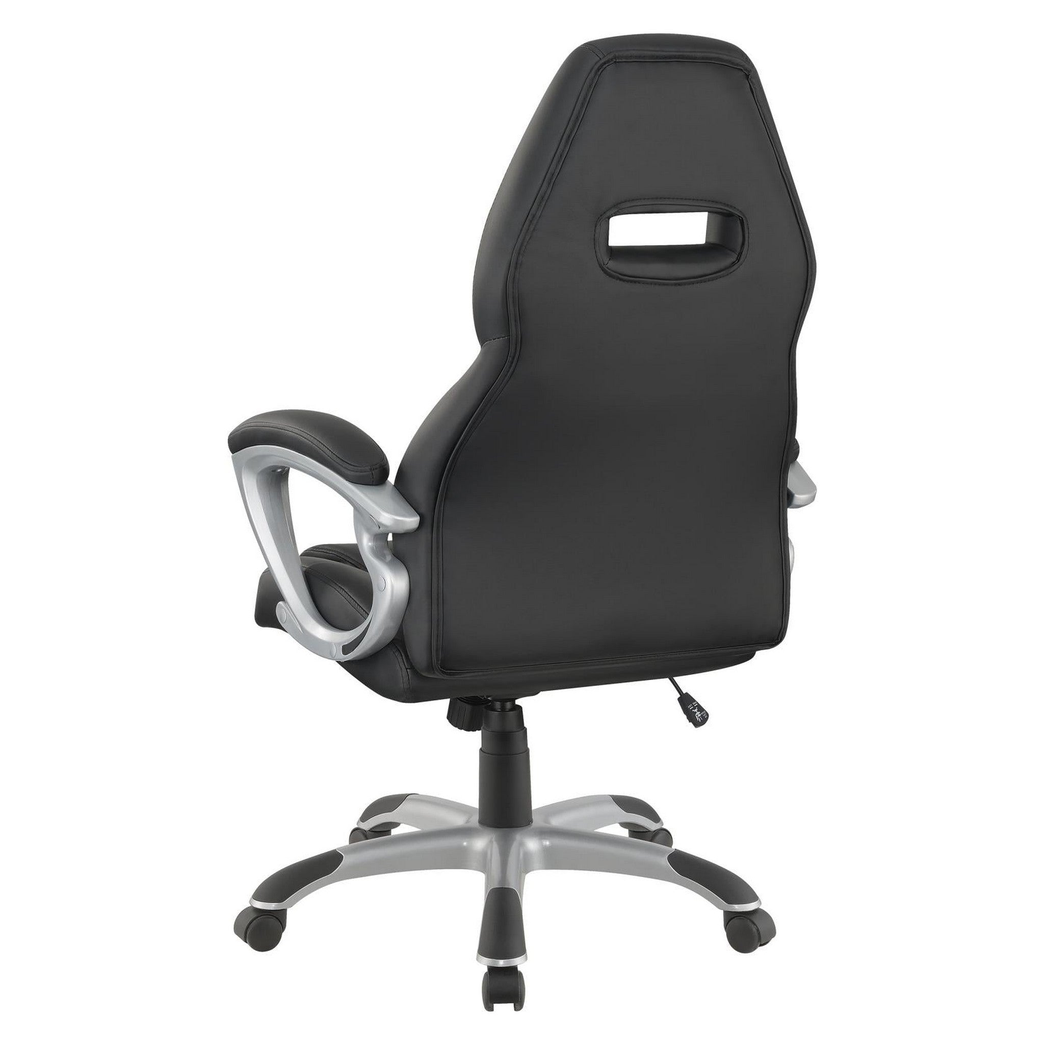 Bruce Adjustable Height Office Chair Black and Silver 801296