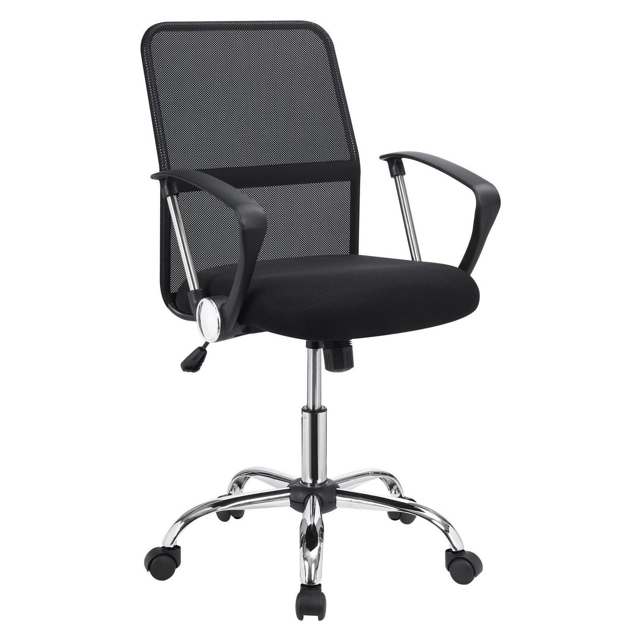 Black and 2025 chrome office chair