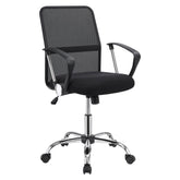 Gerta Office Chair with Mesh Backrest Black and Chrome 801319