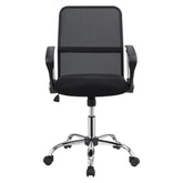 Gerta Office Chair with Mesh Backrest Black and Chrome 801319