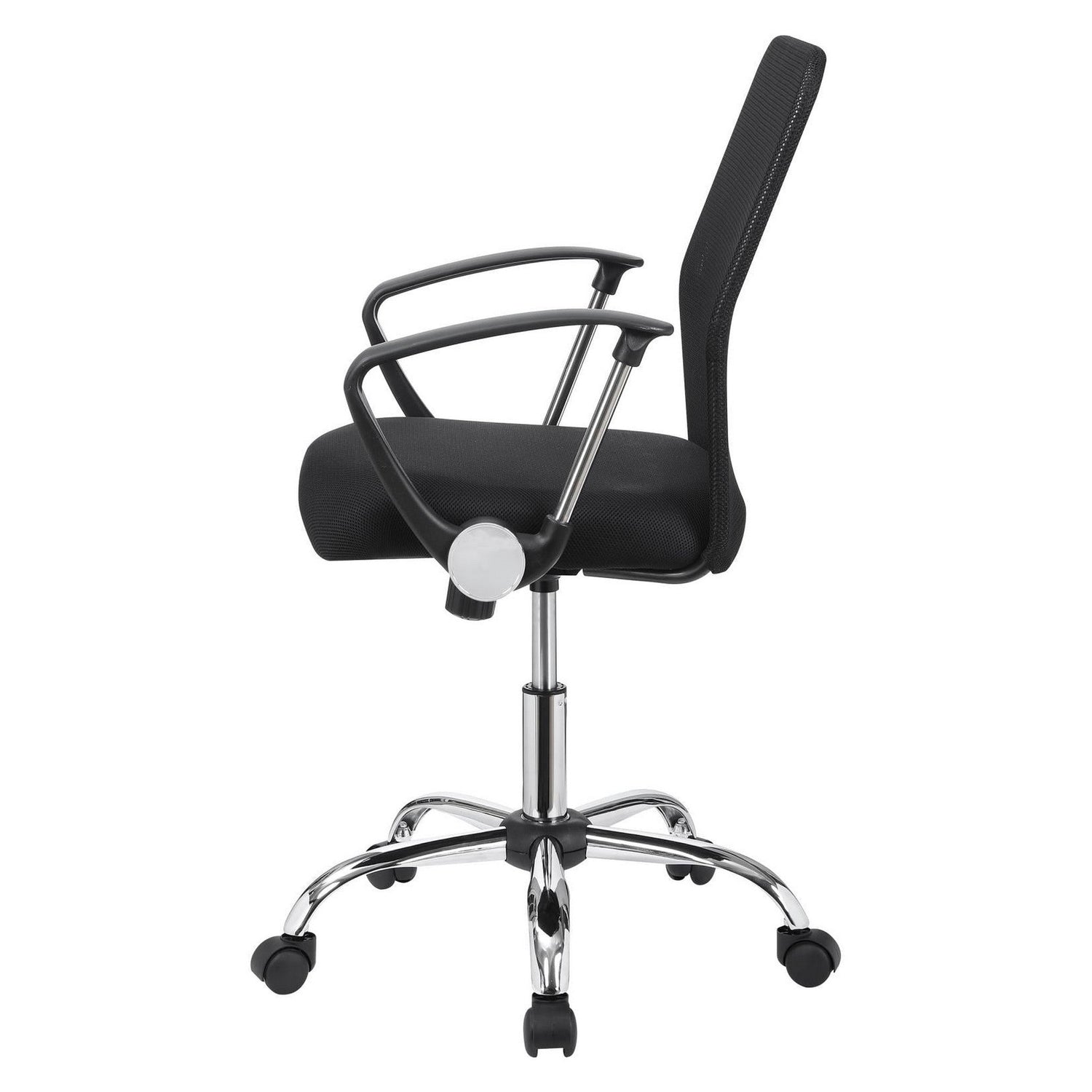 Gerta Office Chair with Mesh Backrest Black and Chrome 801319