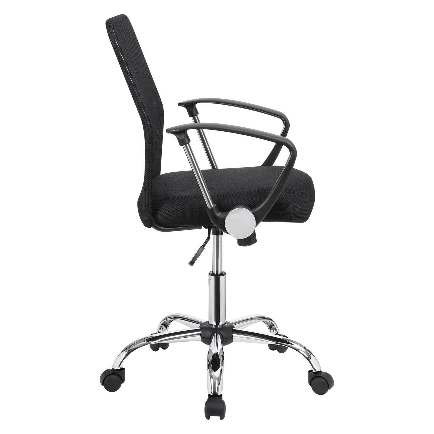 Gerta Office Chair with Mesh Backrest Black and Chrome 801319