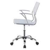 Himari Adjustable Height Office Chair White and Chrome 801363