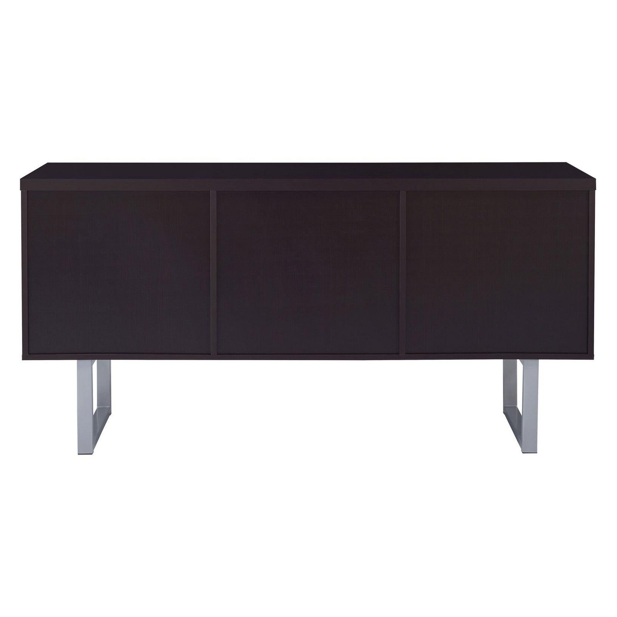 Lawtey 5-drawer Credenza with Adjustable Shelf Cappuccino 801522