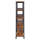 Analiese 4-shelf Open Bookcase Antique Nutmeg 801543