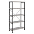 Analiese 4-shelf Bookcase Grey Driftwood 801546