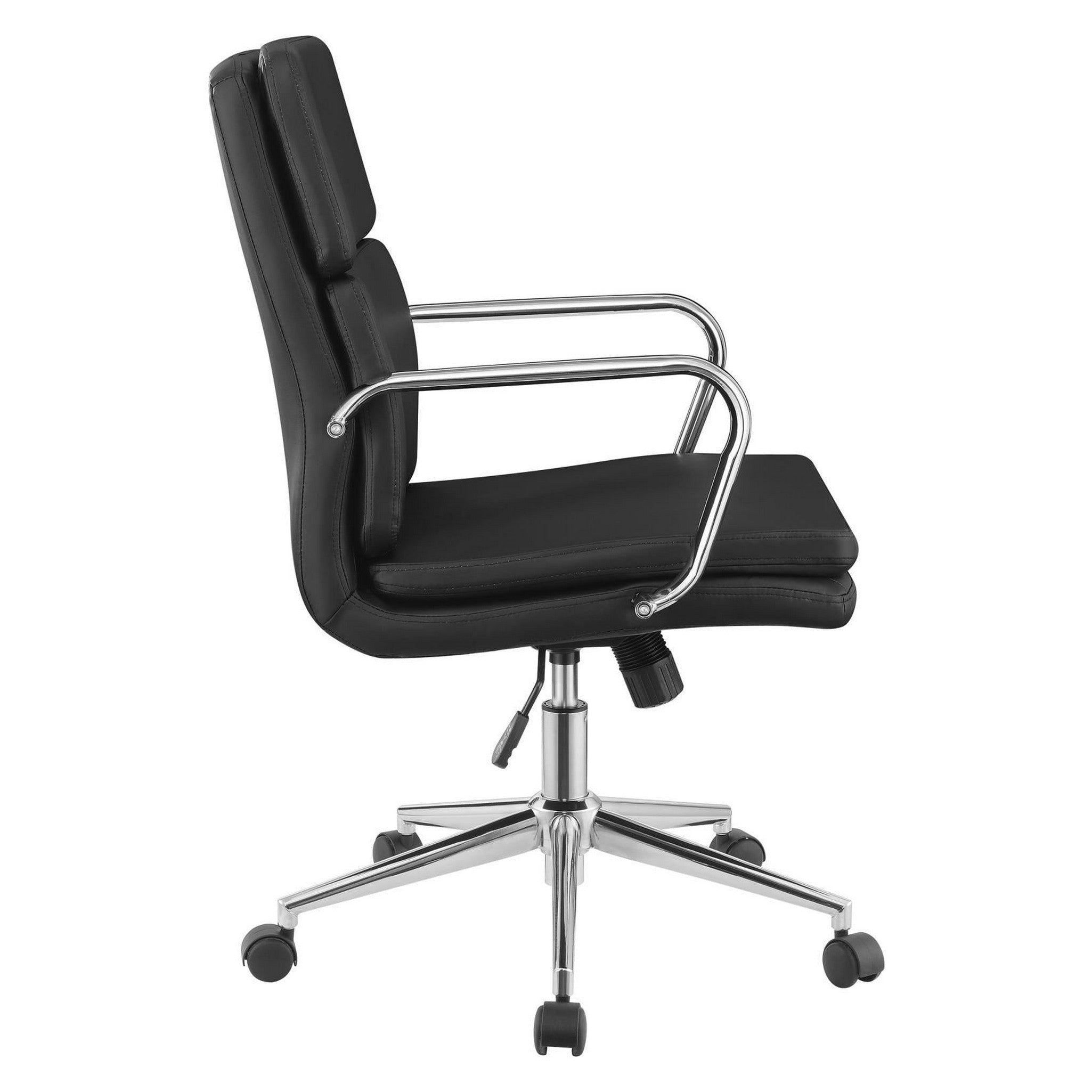 Ximena High Back Upholstered Office Chair Black 801744