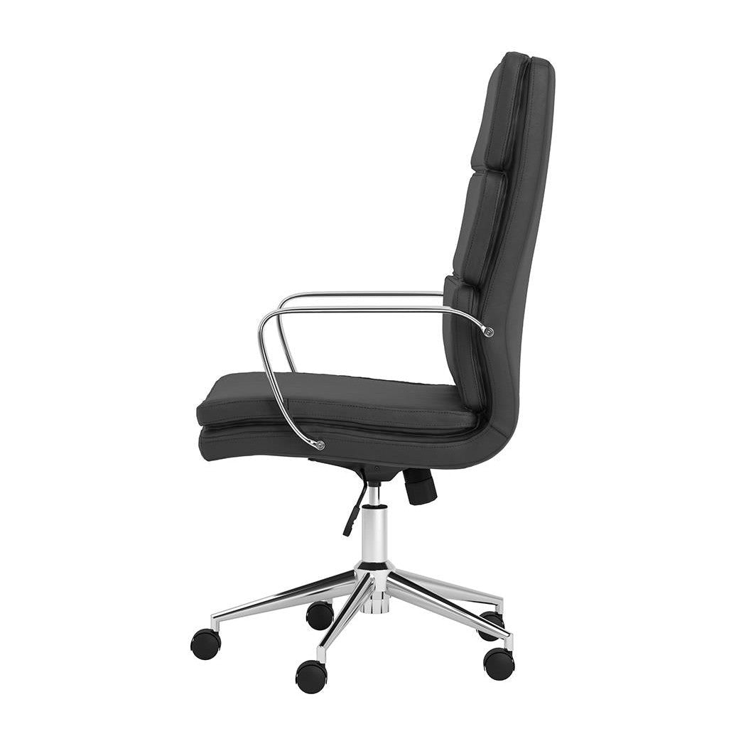 Ximena High Back Upholstered Office Chair Black 801744