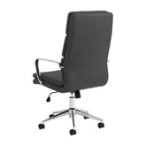 Ximena High Back Upholstered Office Chair Black 801744