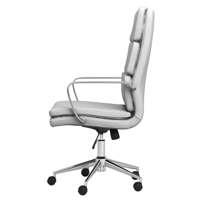 Ximena High Back Upholstered Office Chair White 801746