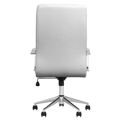 Ximena High Back Upholstered Office Chair White 801746