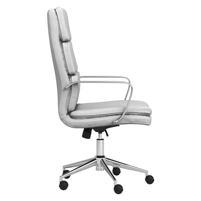 Ximena High Back Upholstered Office Chair White 801746