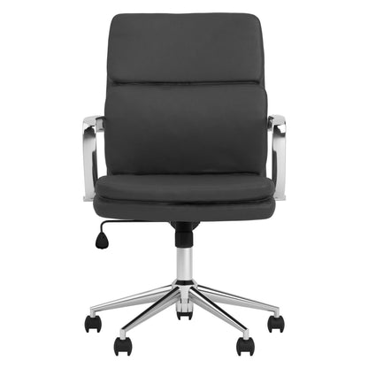 Ximena Standard Back Upholstered Office Chair Black 801765