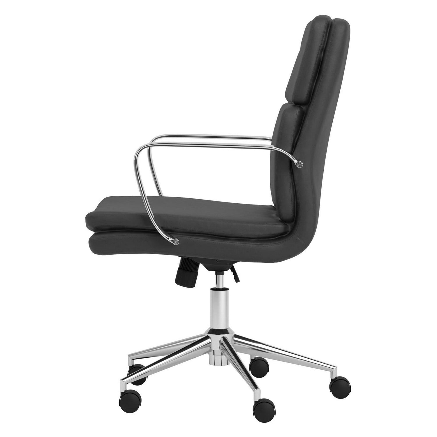 Ximena Standard Back Upholstered Office Chair Black 801765