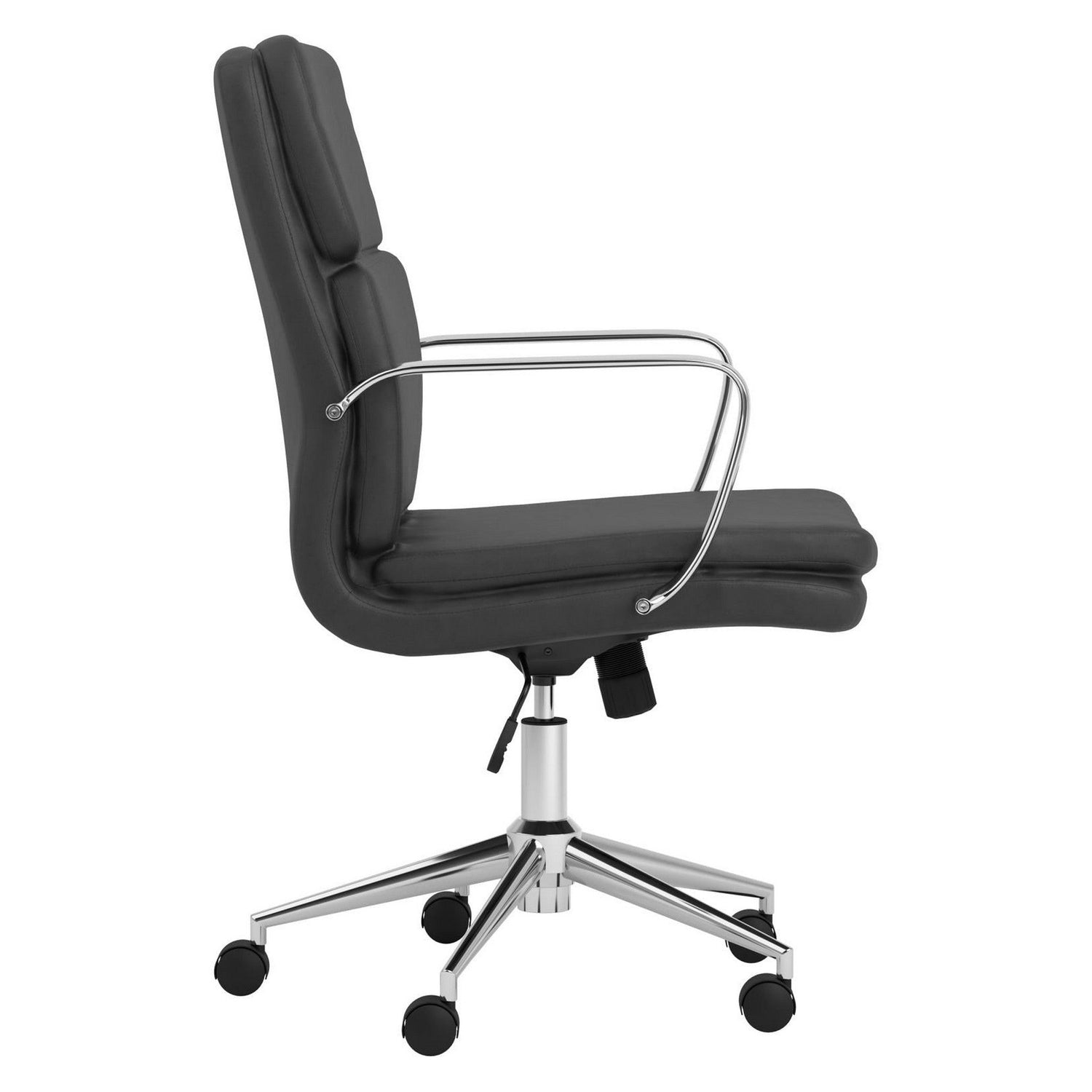 Ximena Standard Back Upholstered Office Chair Black 801765