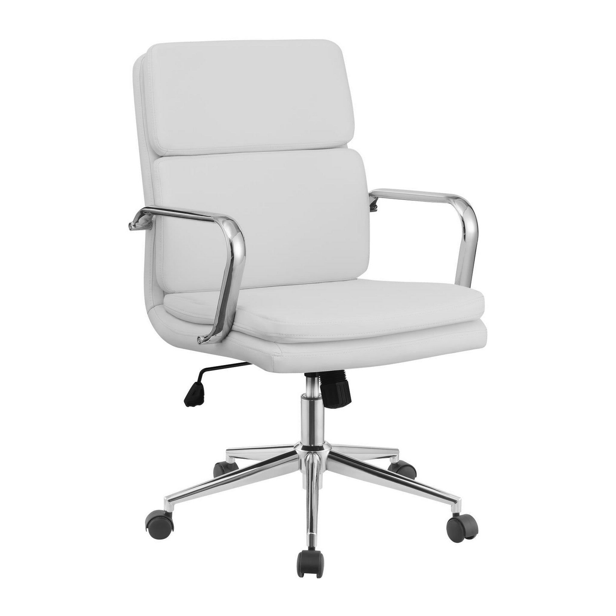 Ximena Standard Back Upholstered Office Chair White 801767