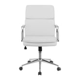 Ximena Standard Back Upholstered Office Chair White 801767