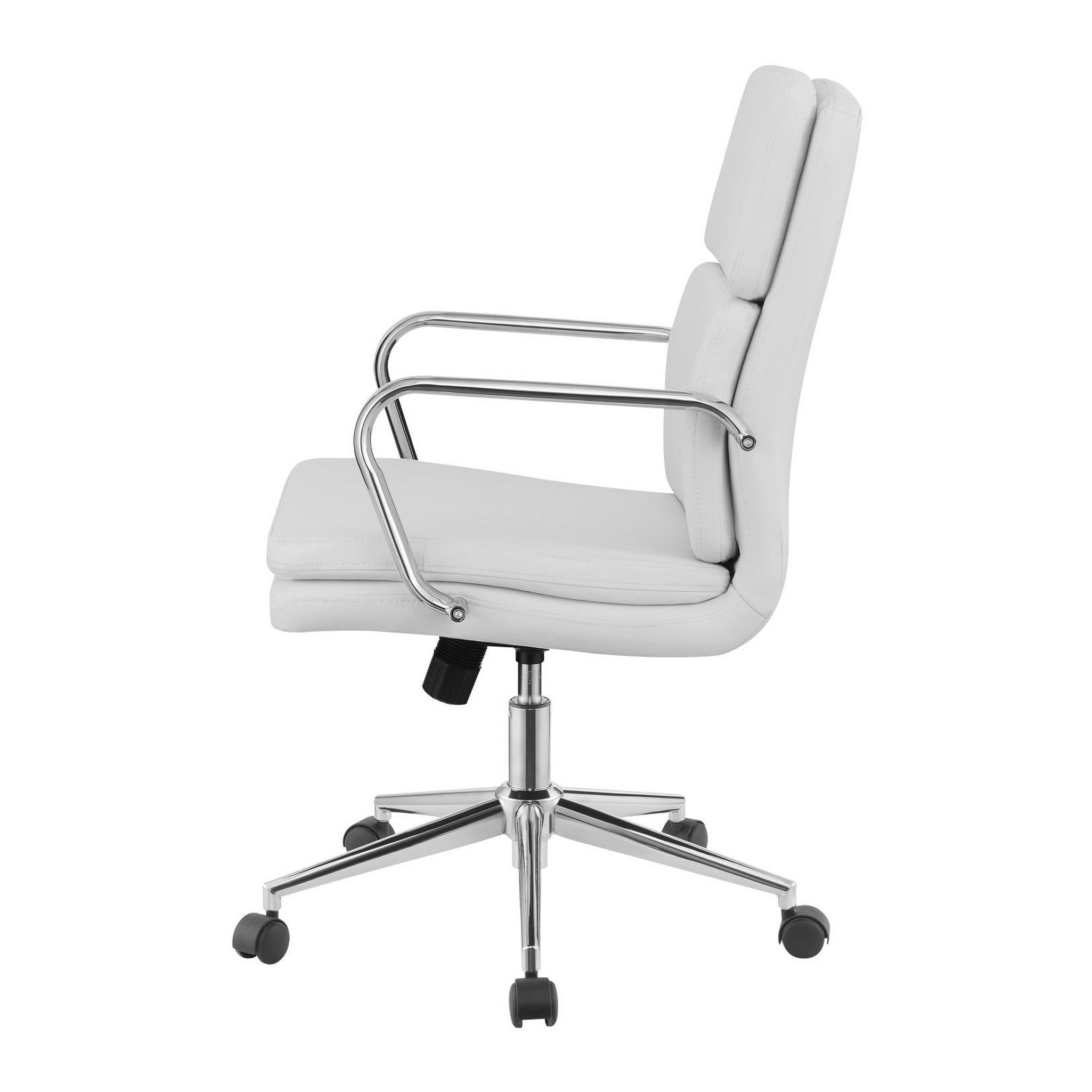 Ximena Standard Back Upholstered Office Chair White 801767