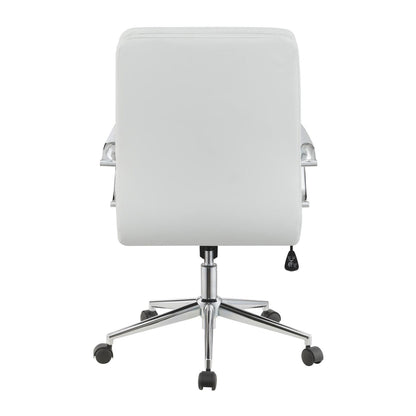 Ximena Standard Back Upholstered Office Chair White 801767